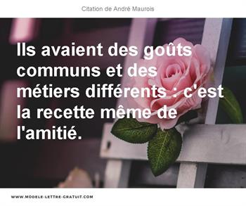 Citations André Maurois