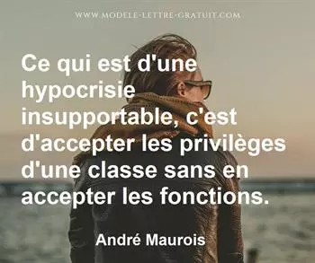 Citation de André Maurois