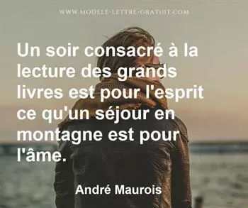 Citation de André Maurois