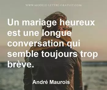 Citation de André Maurois