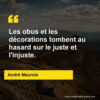 Citation de André Maurois