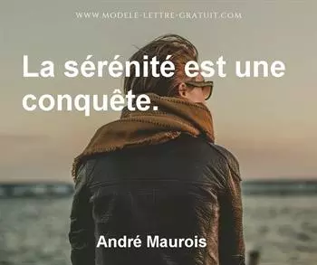 Citation de André Maurois