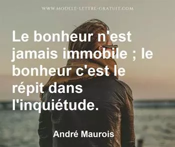 Citation de André Maurois