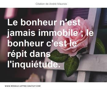Citations André Maurois