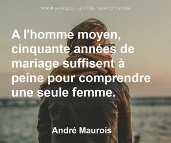 Citation de André Maurois