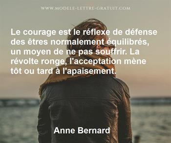 Citation de Anne Bernard