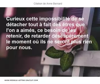 Citations Anne Bernard