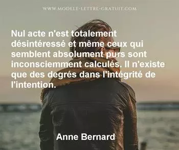 Citation de Anne Bernard
