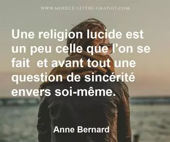 Citation de Anne Bernard