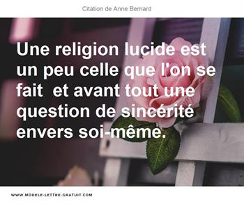 Citations Anne Bernard