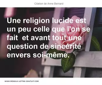 Citations Anne Bernard