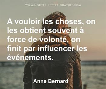 Citation de Anne Bernard