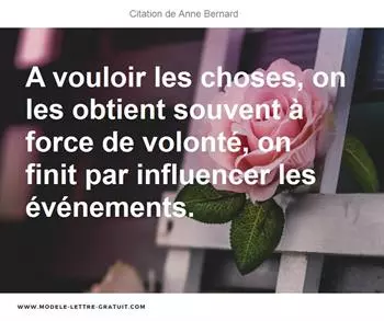 Citations Anne Bernard
