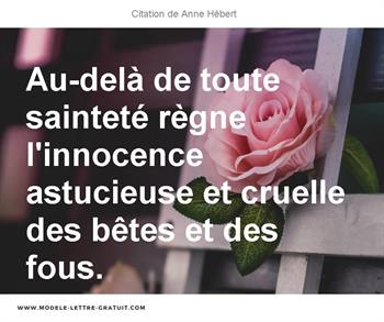 Citations Anne Hébert