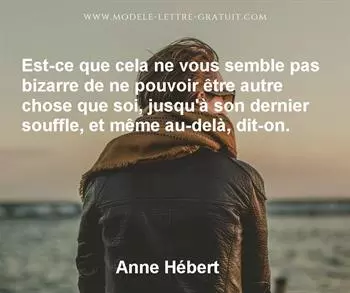 Citation de Anne Hébert