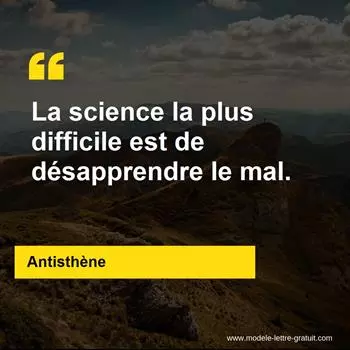 Citation Antisthène