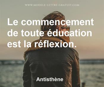 Citation de Antisthène