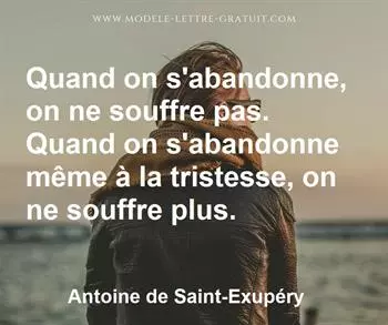 Citation de Antoine de Saint-Exupéry