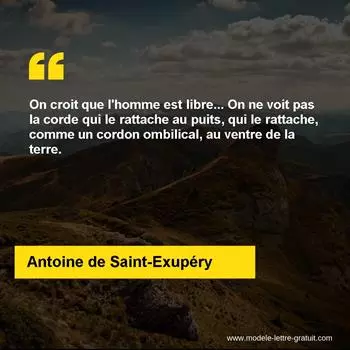 Citation Antoine de Saint-Exupéry