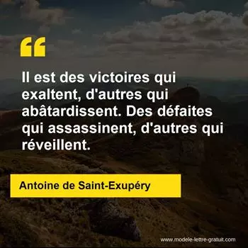 Citation Antoine de Saint-Exupéry