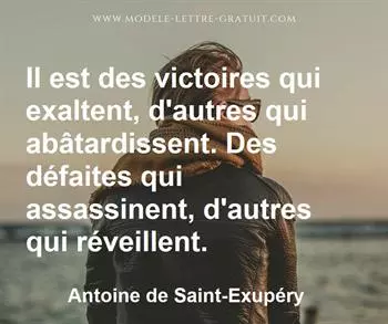 Citation de Antoine de Saint-Exupéry
