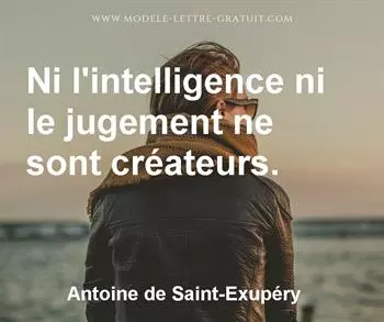 Citation de Antoine de Saint-Exupéry