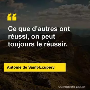 Citation Antoine de Saint-Exupéry