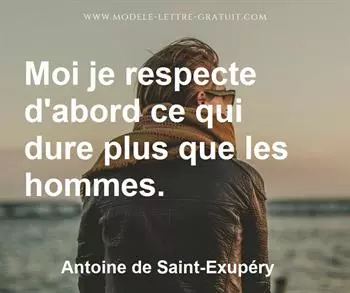 Citation de Antoine de Saint-Exupéry