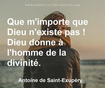 Citation de Antoine de Saint-Exupéry