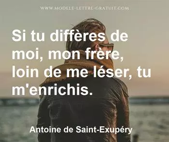 Citation de Antoine de Saint-Exupéry