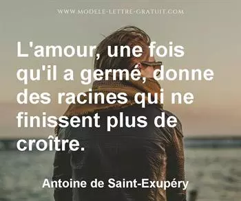 Citation de Antoine de Saint-Exupéry