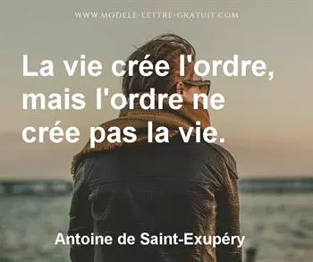 Citation de Antoine de Saint-Exupéry