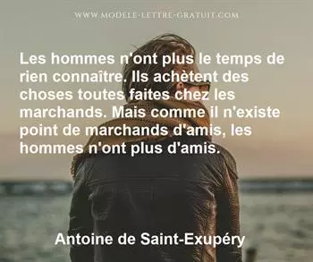 Citation de Antoine de Saint-Exupéry