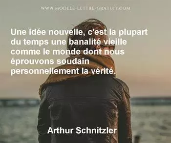 Citation de Arthur Schnitzler