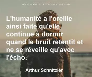 Citation de Arthur Schnitzler