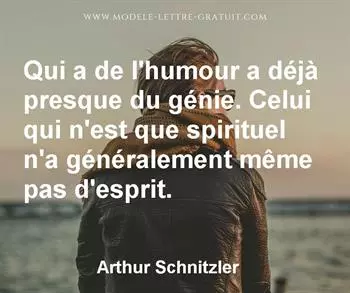 Citation de Arthur Schnitzler
