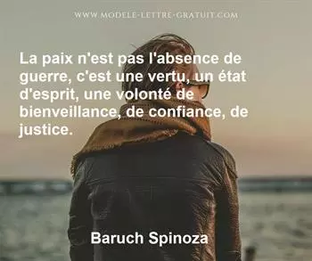 Citation de Baruch Spinoza