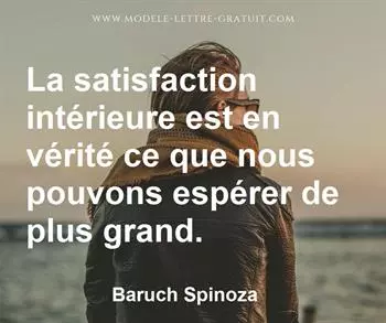 Citation de Baruch Spinoza