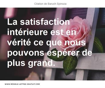 Citations Baruch Spinoza