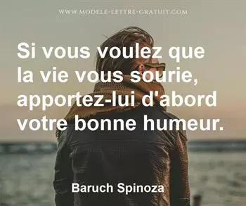 Citation de Baruch Spinoza