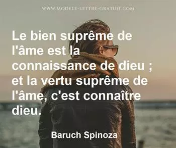 Citation de Baruch Spinoza
