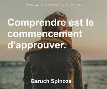 Citation de Baruch Spinoza