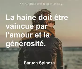Citation de Baruch Spinoza