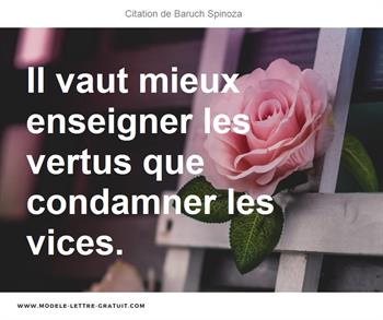 Citations Baruch Spinoza
