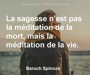 Citation de Baruch Spinoza