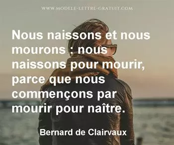 Citation de Bernard de Clairvaux