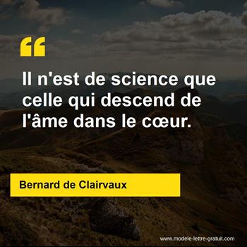 Citation Bernard de Clairvaux