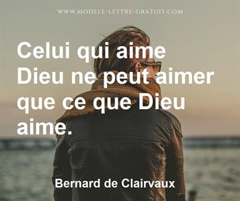 Citation de Bernard de Clairvaux
