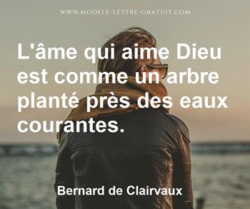 Citation de Bernard de Clairvaux