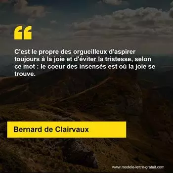 Citation Bernard de Clairvaux